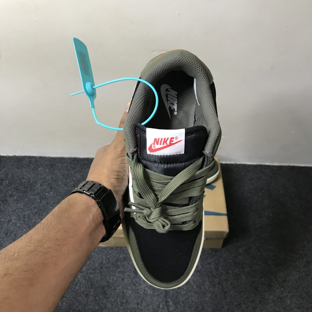 Travis Scott x Air Jordan 1 Low "Black Olive"