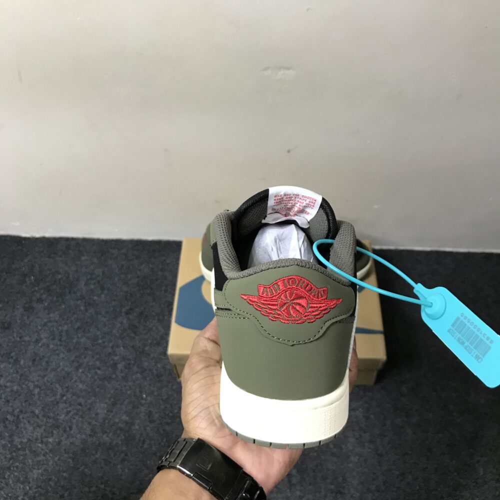 Travis Scott x Air Jordan 1 Low "Black Olive"